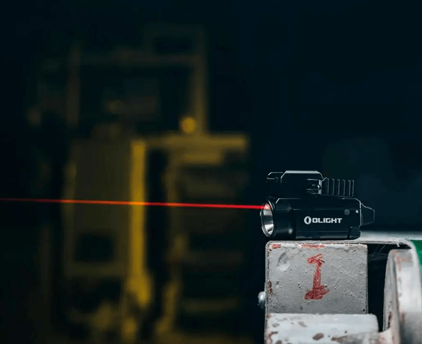 Фонарь с ЛЦВ Olight Baldr Mini Red Laser Black Фото 4